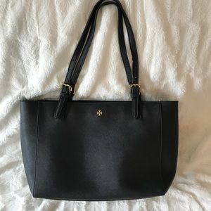 Tory Burch York small Saffiano Leather Black Purse